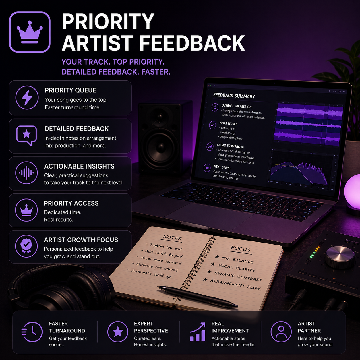 Priority Artist Feedback